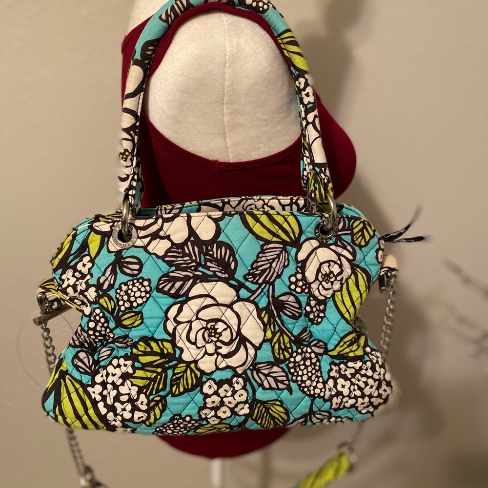 Vera Bradley satchel w/crossbody strap